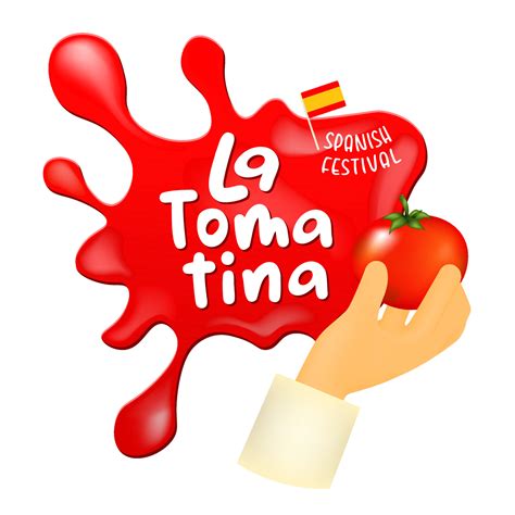 La Tomatina festival banner. La Tomatina in Spain. tomato fight. tomato ...