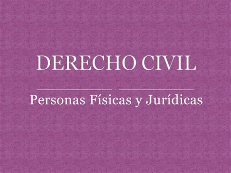 Derecho Civil Ppt Original Ppt Descarga Gratuita