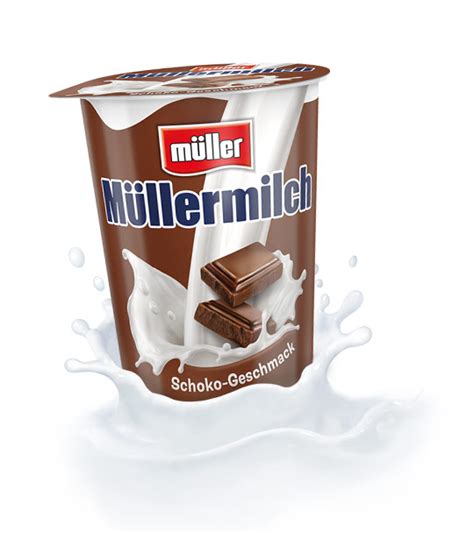 Müllermilch Original im Becher Schoko Geschmack Molkerei Müller