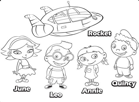 Free Printable Little Einsteins Coloring Pages Get Ready To Learn