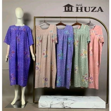 Jual Ld Daster Huza Batik D Resleting Jumbo Busui Premium