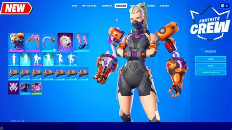 New Southpaw Skin May Crew Pack Fortnite Early Showcase シ Youtube