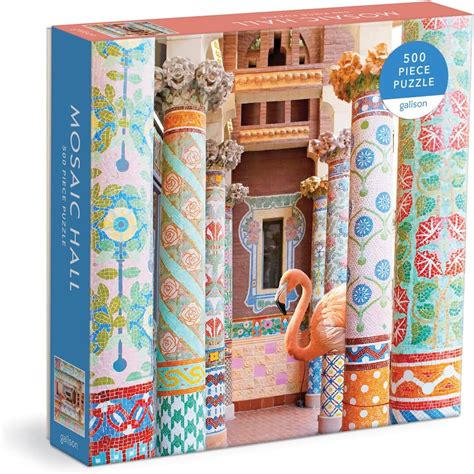 Amazon Galison Mosaic Hall 500 Piece Puzzle From Galison 500