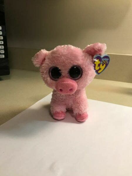 Ty Beanie Boo 6” Corky The Pig Birthday April 21 Mwmt Retired Style