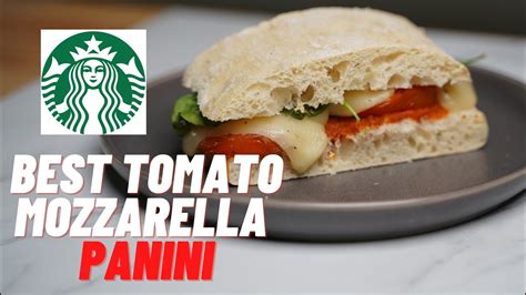 Make Starbucks Tomato And Mozzarella Panini Learnwithsean Youtube