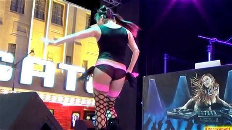 Sexy Dancing Dj Go Go Dancer Fremont Street Experience Downtown Las