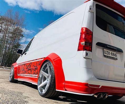 Vito PlanC Widebody Mercedes Vito On Ferrada Wheels Mercedes