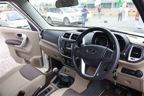 Mahindra TUV300 interior launched in India