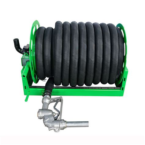 Export Customized Big Long Fuel Hose Reel For Fuel Tank Truck Big