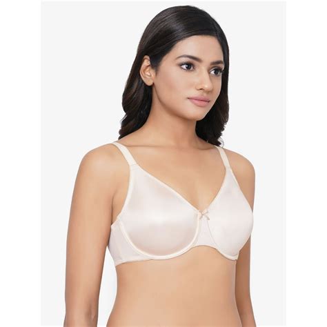 Wacoal Minimizer Non Padded Wired Full Cup Nylon Seamless Bra White