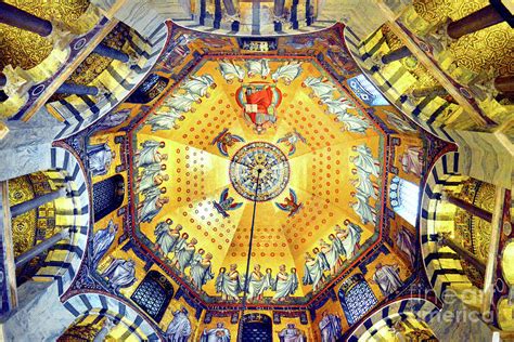 Palatine Chapel Ceiling, Aachen Cathedral Photograph by Douglas Taylor ...