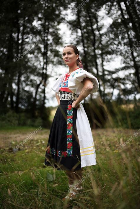 Slovak Folklore Slovakian Folklore Girl Stock Photo by ©muro 127152036