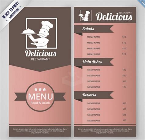 35 Best Restaurant Menu Psd Templates And Mockups 2025 Colorlib