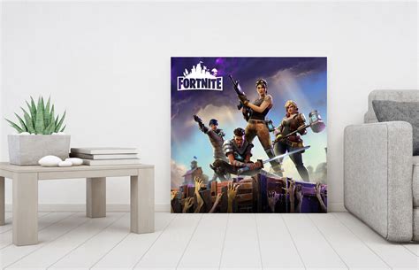 Fortnite Square Canvas Wall Art Framed Picture Poster Printfloat