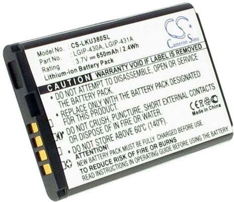 Batteri til LGIP-430A erstatningsbatteri - Kjøp her - Teknikkdeler.no