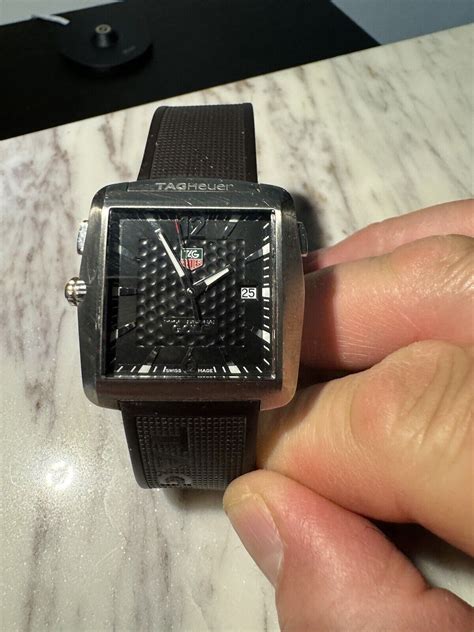 Tag Heuer Professional Golf Men S Black Watch Wae1111 Ft6004 760643093837 Ebay