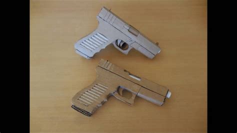 How To Make My Cardboard Glock 18 Youtube