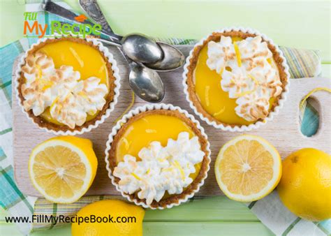 Mini Lemon Curd Tartlets 8 Fill My Recipe Book