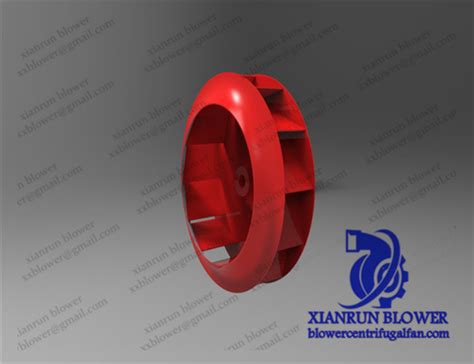 Backward Curved Centrifugal Fan Impeller Wheel Anti Corrosion Coating