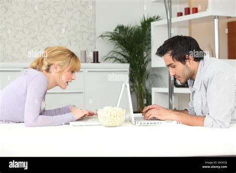 Blonde Broadcast Broadcasting Stock Photo Alamy