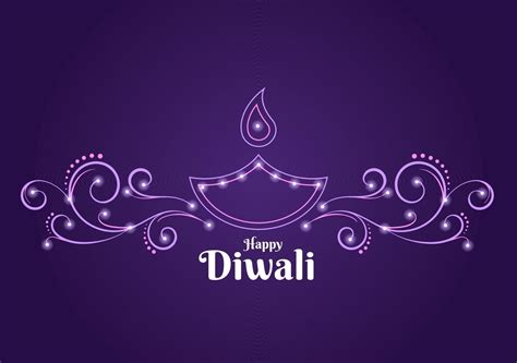 Indian Celebrating Diwali Day Background Vector Illustration 3558610 ...