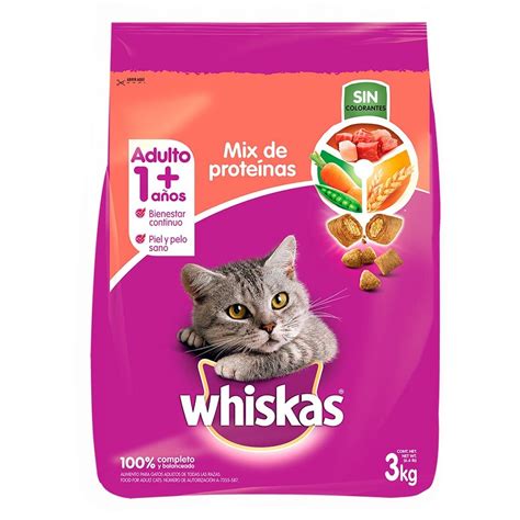 Alimento Para Gato Whiskas 3 Kg Soriana