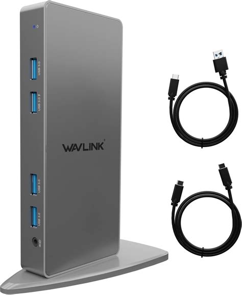 Wavlink In Estaci N De Acoplamiento Universal Dual K Usb C Para