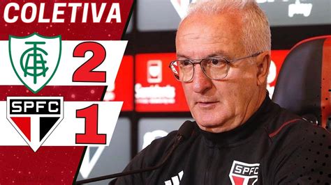 COLETIVA DORIVAL JUNIOR AO VIVO AMERICA MG 2 X 1 SÃO PAULO PÓS