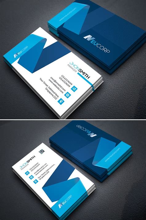 Creative Business Card Template Designs Entheosweb Business Card