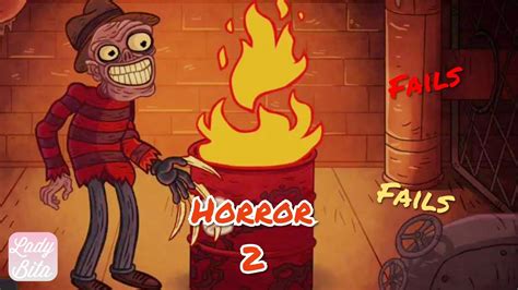 Troll Face Quest Horror 2 Gameplaywalkthrough All Levels Fails Part