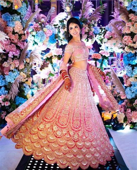 25 Different Shades Of Pink We Spotted In Bridal Lehengas Wedding