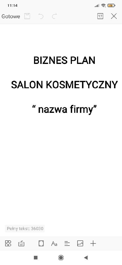 Biznes Plan Salon Kosmetyczny Wrze Nia Kup Teraz Na Allegro Lokalnie