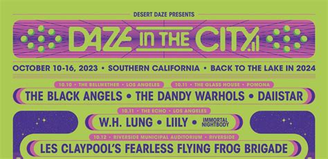 Desert Daze Daze In The City 2023 Festivals Fifty Grande