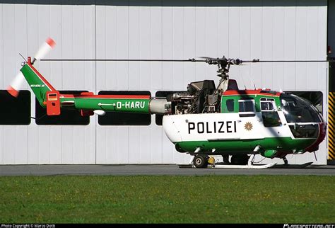 D Haru Polizei Hamburg Messerschmitt B Lkow Blohm Mbb Bo Cbs