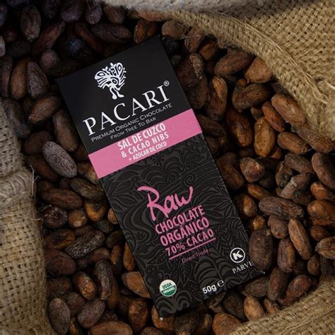 PACARI Chocolate Negro Orgánico Sal del Cuzco Barra 50gr