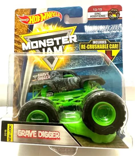 Grave Digger Grandma Hot Wheels Monster Jam Voiture Noire