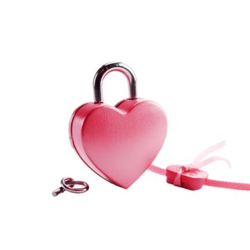 Valentine S Day And Love Concept With Heart Shaped Padlock Sweetest Key