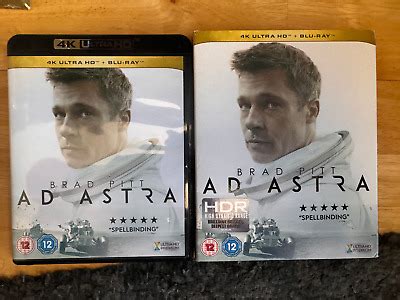 Ad Astra Uk Disc Region Free K Uhd Blu Ray With Slipcase Brad Pitt