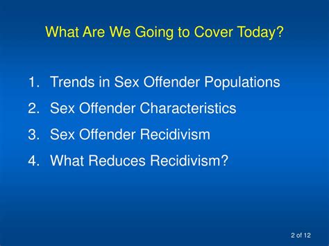 Ppt Washington State Sex Offender Report Series Highlights Powerpoint Presentation Id