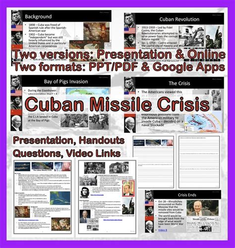 The Cuban Missile Crisis Lesson Plan Artofit