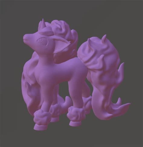 Galarian Ponyta Pokemon 3d Model 3d Printable Cgtrader