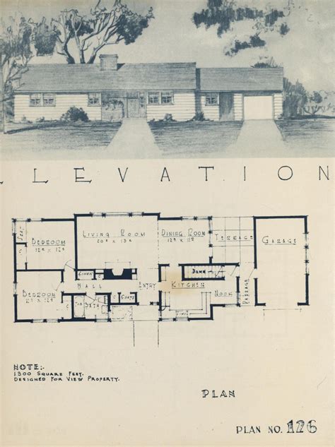 Vintage Homes Blueprints Artofit