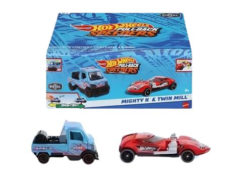 اسباب بازی فقط توی توی TOY TOY پک تایی ماشین های Hot Wheels سری Pull Back Speeders مدل