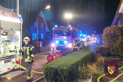 Zimmerbrand Freiwillige Feuerwehr Neuenkirchen