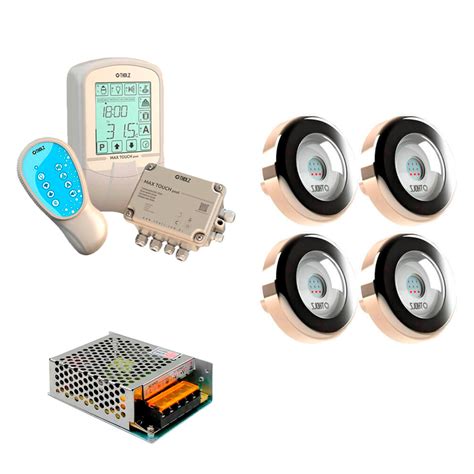 Kit Central De Comando New Max Touch Pool 4 Led 9W Tholz