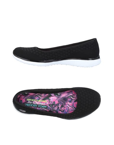 Lyst - Skechers Ballet Flats in Black