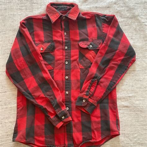 St John S Bay Shirts Vintage St Johns Bay Buffalo Plaid Flannel