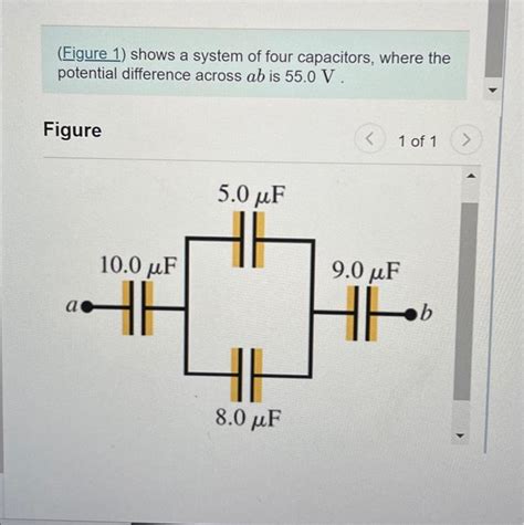 Solved Figure Shows A System Of Four Capacitors Where Chegg