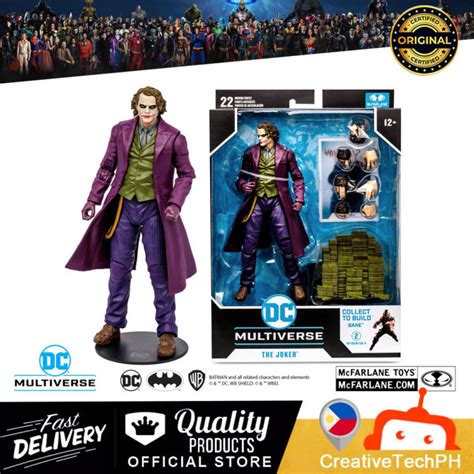 Dc Gaming Build A In Figures Wv Dark Knight Trilogy The Joker