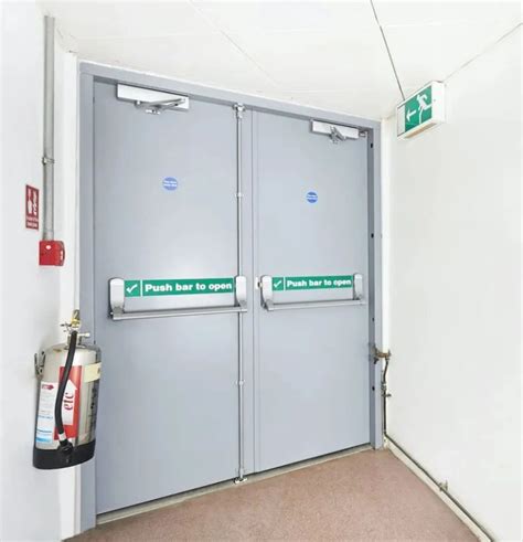 Mild Steel Emergency Exit Door Powder Coated At Rs 26000 Piece In Navi